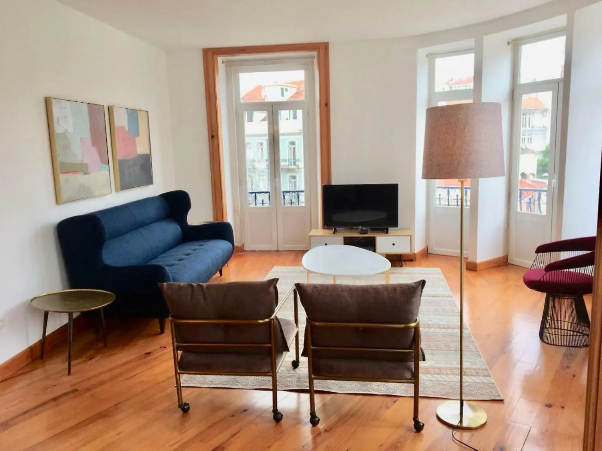 Baixa Most Beautiful And Luminous 3 Bdr Flat Lisbon Apartment