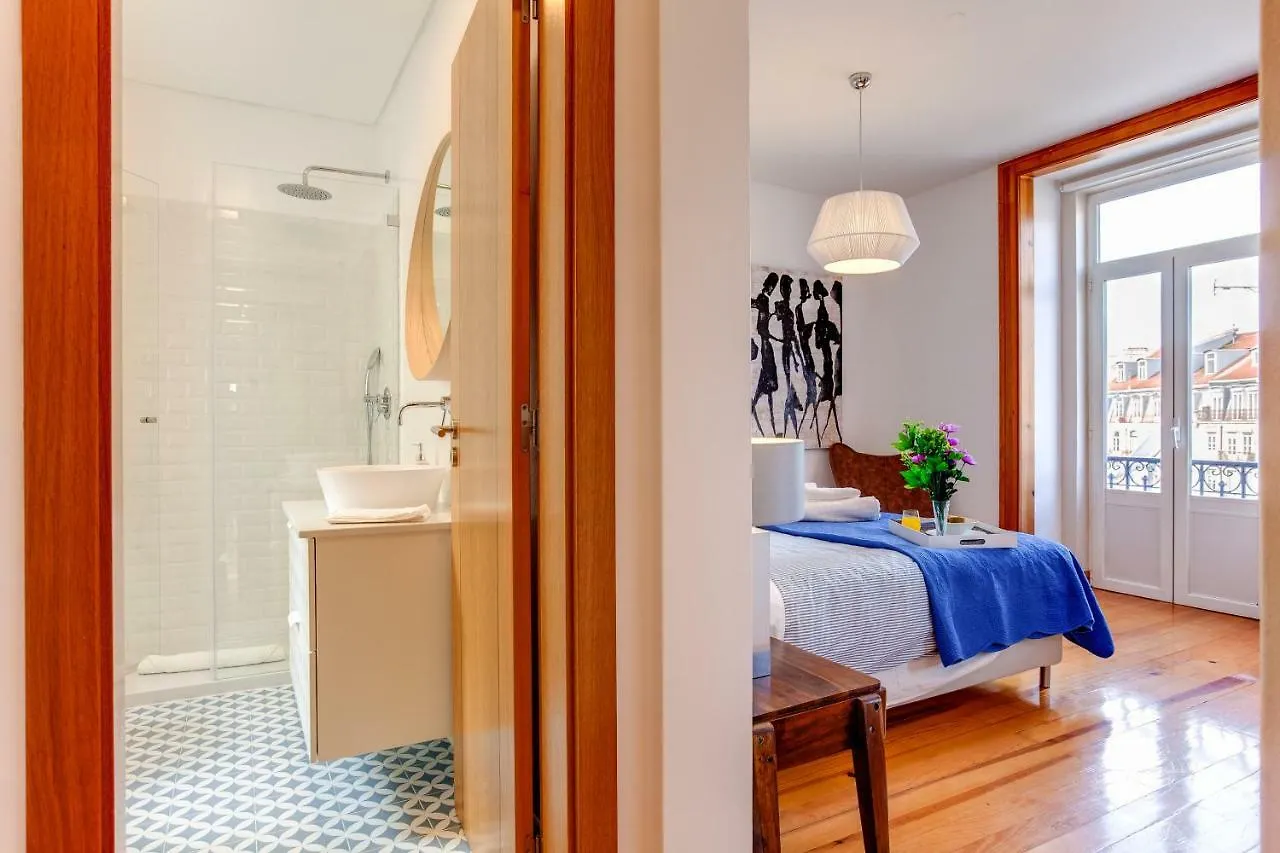 Baixa Most Beautiful And Luminous 3 Bdr Flat Lisbon Portugal