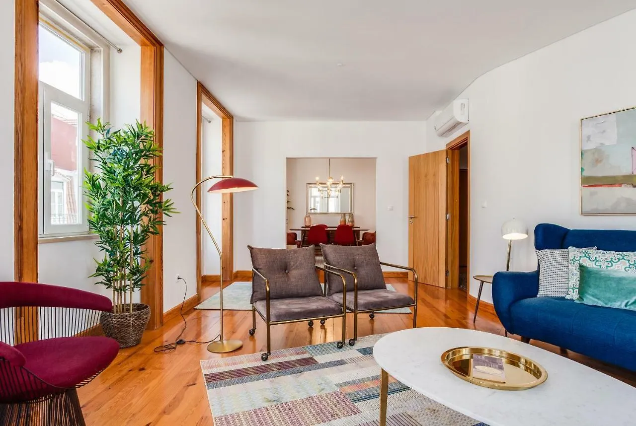Baixa Most Beautiful And Luminous 3 Bdr Flat Лиссабон Португалия