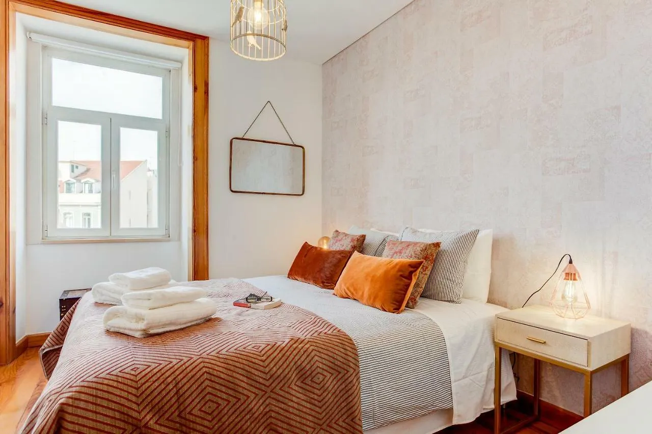 Baixa Most Beautiful And Luminous 3 Bdr Flat Лиссабон 0*,